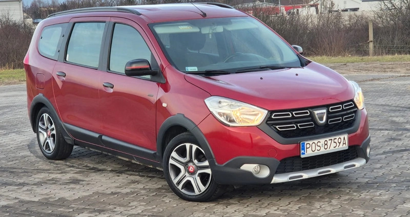 Dacia Lodgy cena 46400 przebieg: 144000, rok produkcji 2019 z Grodzisk Mazowiecki małe 172